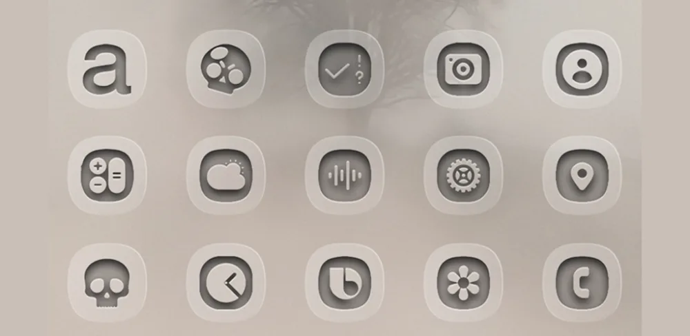 Pressed Glass Icon Pack v1.1 APK (Full Version)