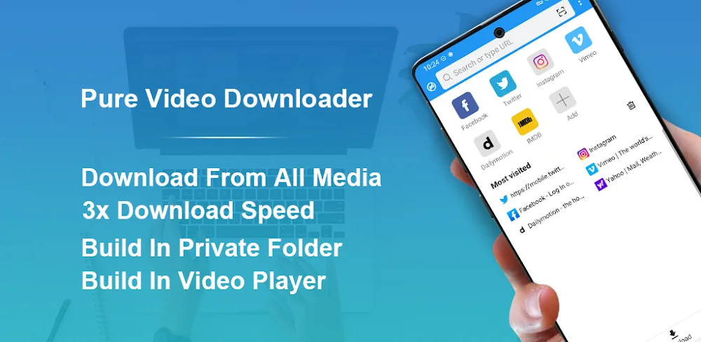 Pure Video Downloader v3.0.26 MOD APK (Premium Unlocked)