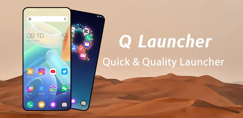 Quick Launcher for Android 15 v12.3 MOD APK (Premium Unlocked)