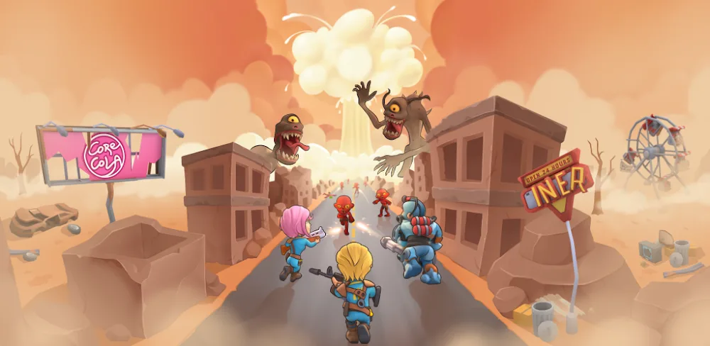 RadZone city: Survival Stories v0.57.33 MOD APK (Menu, High Gems Pickup)