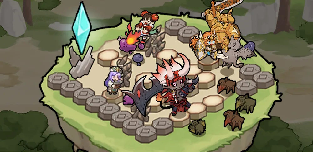 Random Hero: Tower Defense v1.68.64011712 MOD APK (Damage & Defense Multiplier, God Mode)