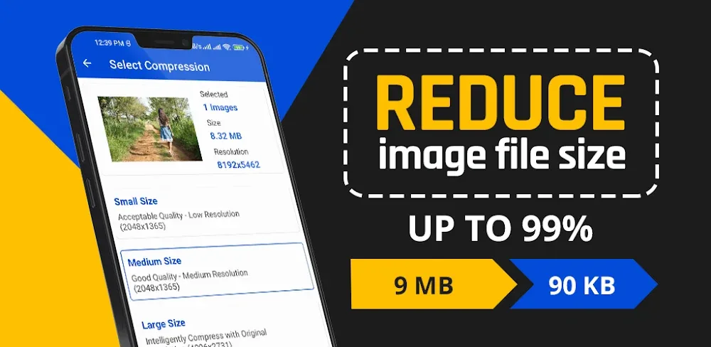 Reduce Photo Size – Downsize v2.8.2 MOD APK (Premium Unlock)