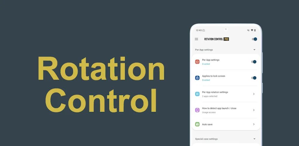 Rotation Control Pro v6.0.0 APK (Full Version)