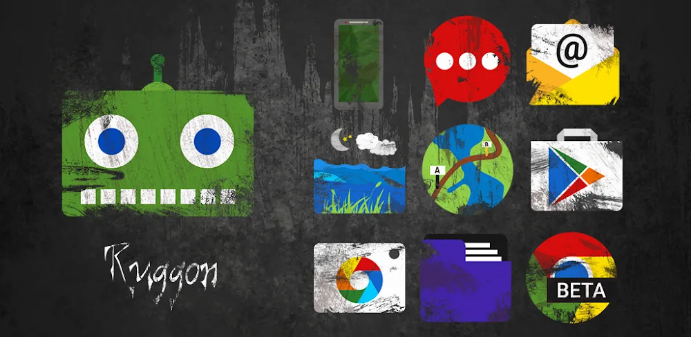 Ruggon – Icon Pack v5.6.4 APK (Full Version)