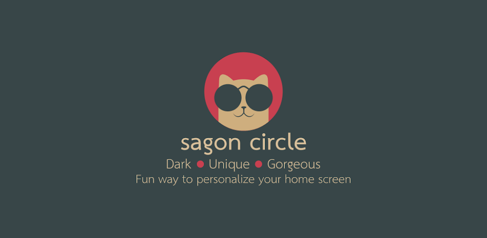 Sagon Circle: Dark Icon Pack APK v16.7 (Full Version)