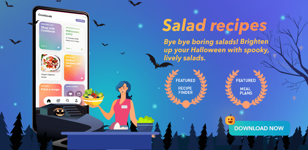 Salad Recipes: Healthy Meals v11.16.592 MOD APK (Premium Unlocked)
