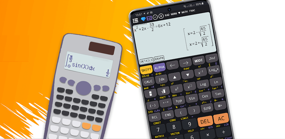 Scientific calculator plus 991 v7.4.1.484 MOD APK (Premium Unlocked)