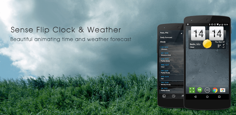 Sense Flip Clock & Weather v9.00.4 MOD APK (Premium Unlocked)