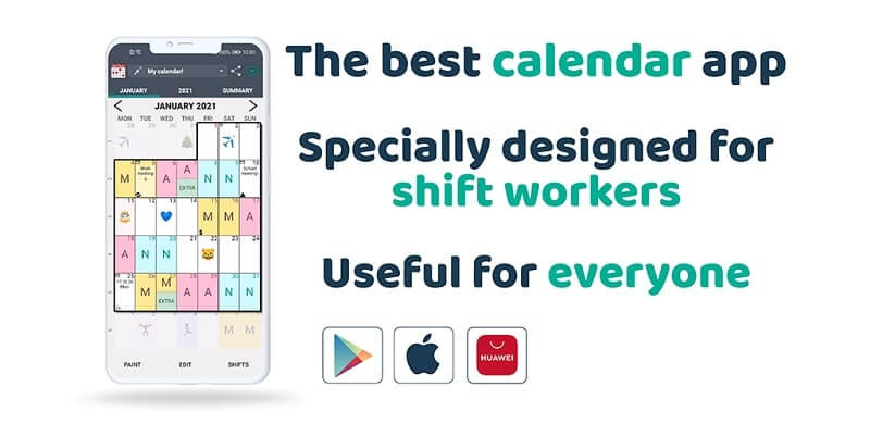 Shift Work Schedule Calendar v4.0.0 MOD APK (Premium Unlocked)