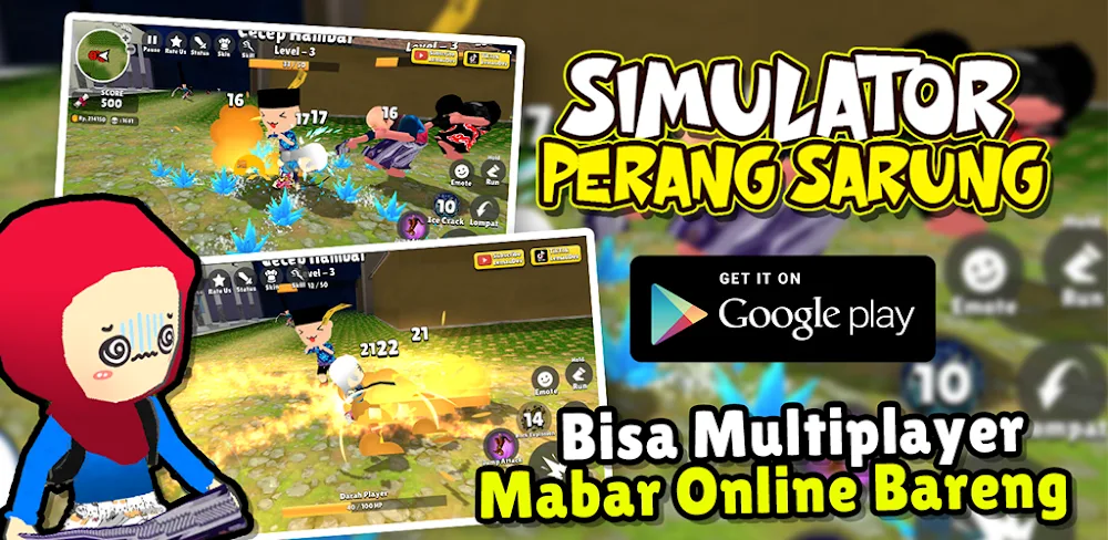 Simulator Perang Sarung 3D v54 MOD APK (Unlimited Coins)
