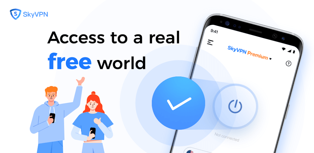 SkyVPN v2.4.8 APK + MOD (Premium Unlocked)