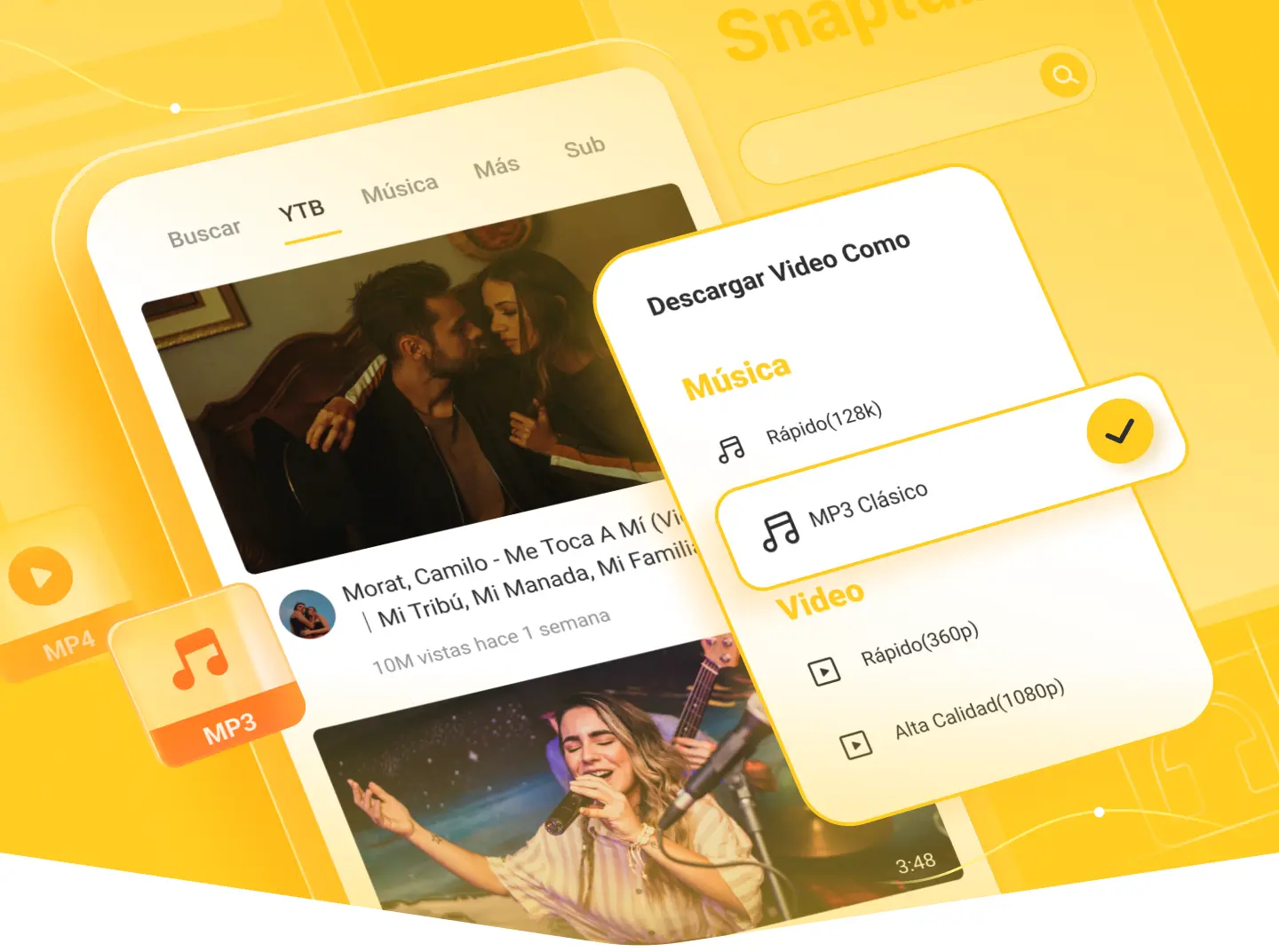 SnapTube v7.52.1.75270901 MOD APK (VIP Unlocked, AD-Free)
