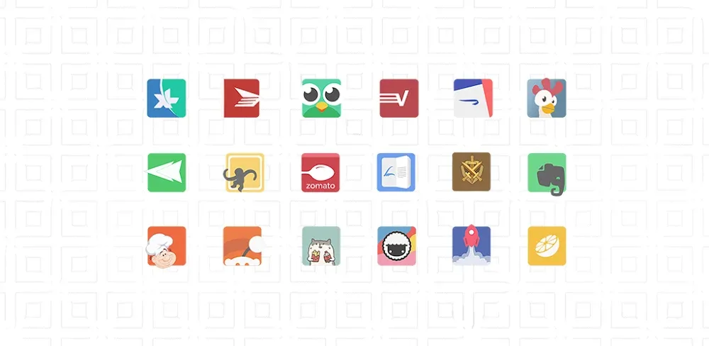 Squared – Square Icon Pack v5.3.9 APK (Full Version)