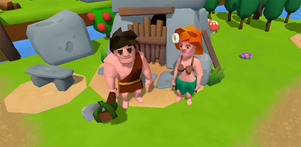 Stone Age SurvivalーTribal Game v2.1.9 MOD APK (Menu, Free Purchase)
