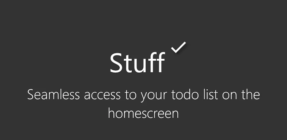 Stuff – To Do List Widget v6.0.1 MOD APK (Premium Unlocked)