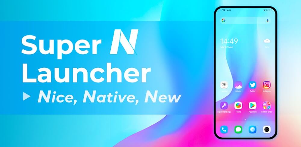 Super N Launcher v5.5 MOD APK (Premium Unlocked)
