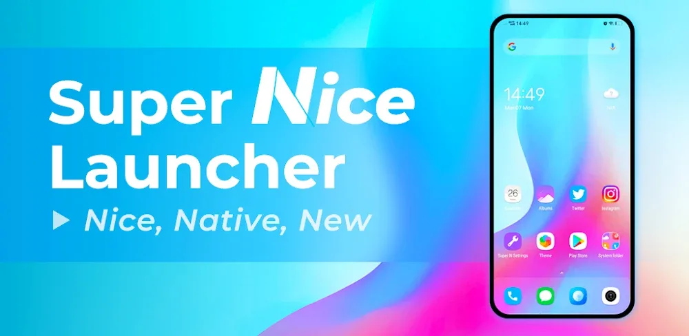 Super Nice Launcher v5.5 MOD APK (Premium Unlocked)