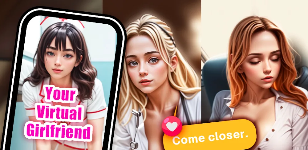 Sweet Girlfriend AI Date &Love v0.0.3 MOD APK (Menu, Free Purchase)