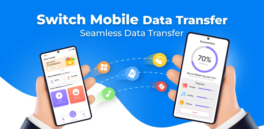 Smart Data Transfer v7.1 MOD APK (Premium Unlocked)