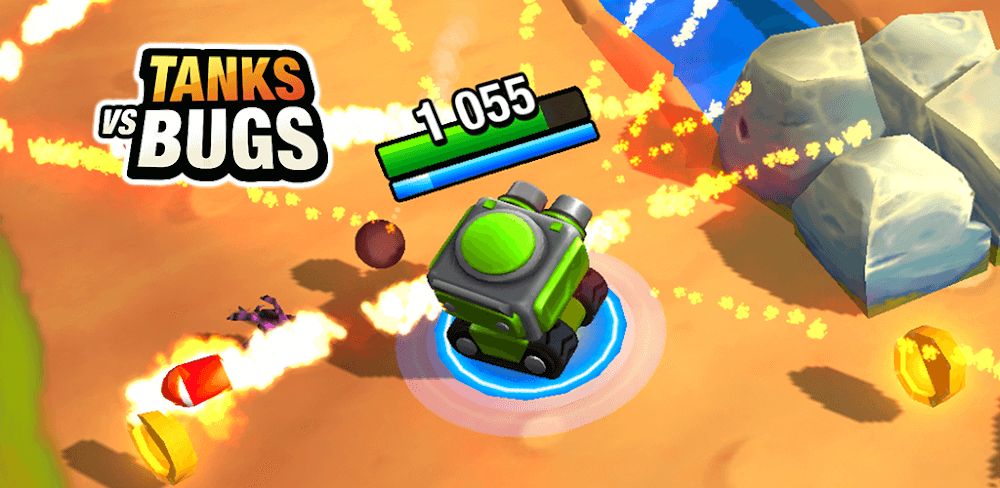 Tanks vs Bugs MOD APK v1.2.9 (One Hit, High Health)