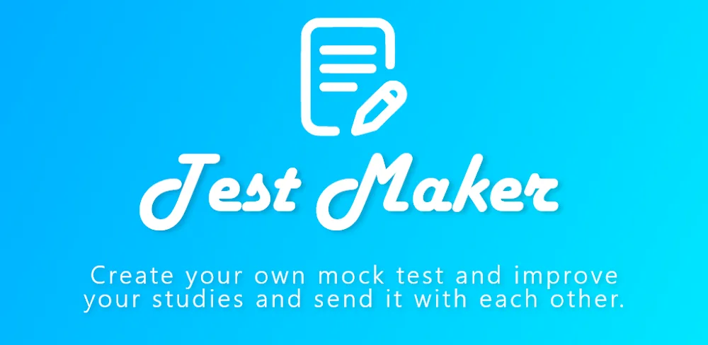 Test Maker – create question quiz v5.0.0 MOD APK (Premium Unlocked)