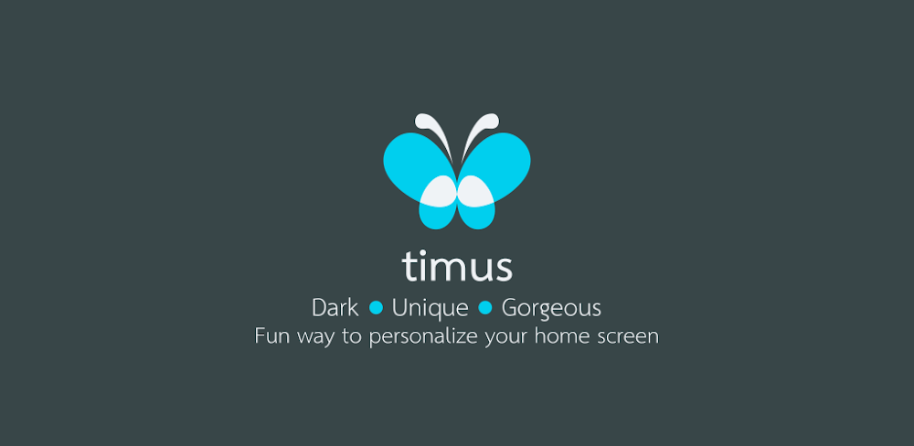 Timus: Squircle Dark Icon Pack v16.7 APK (Full Version)