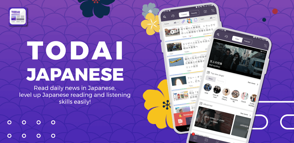 TODAI: Easy Japanese News v5.2.9 MOD APK (Premium Unlocked)