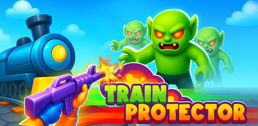 Train Protector v0.1 MOD APK (Menu, Fire Rate, God Mode, Damage)