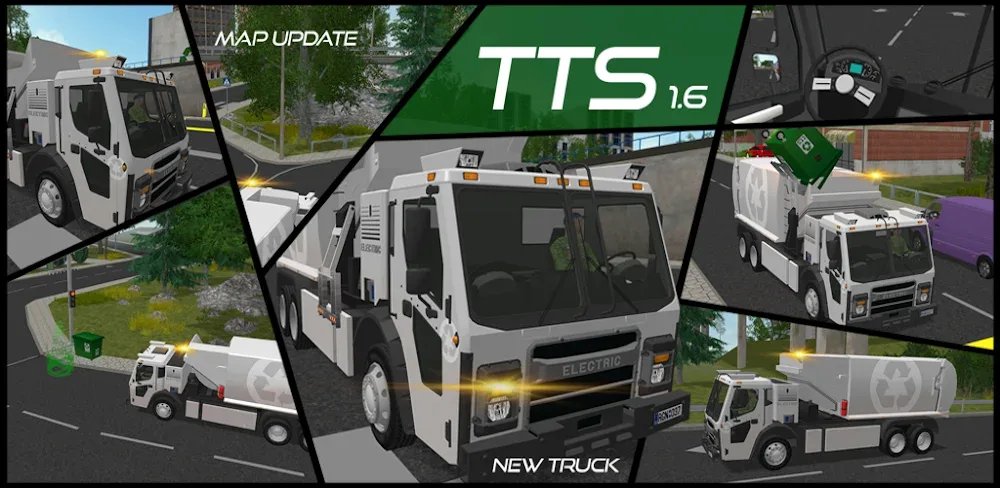 Trash Truck Simulator v1.7.1.1 MOD APK (Free Purchase)