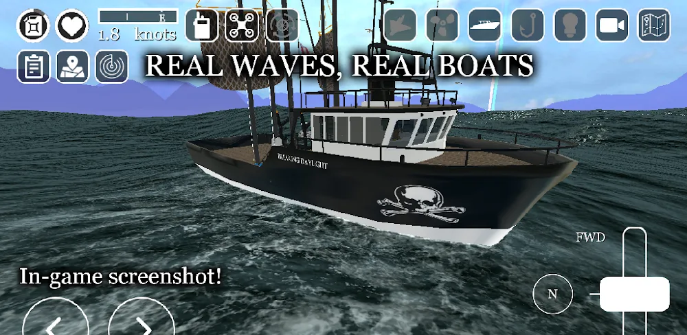 uCaptain: Boat Fishing Game 3D v7.53 MOD APK (Unlimited Money)