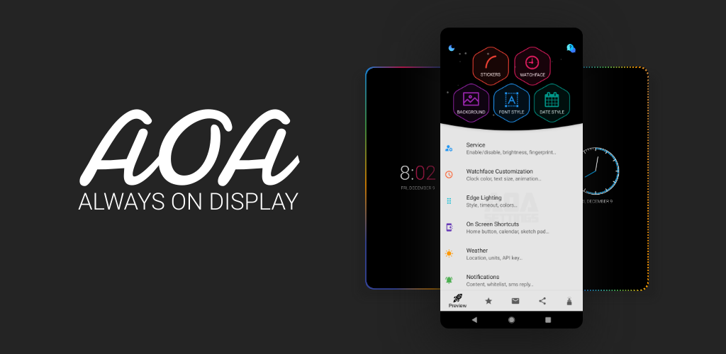 AOA: Always on Display v7.2.7 MOD APK (Pro Unlocked)