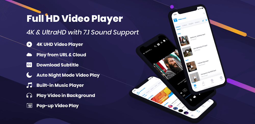 Video Player HD v1.3.0 MOD APK (VIP Unlocked)