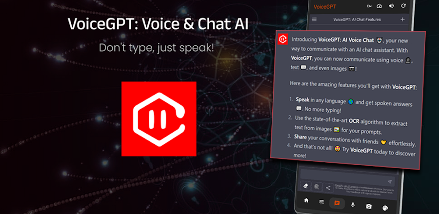 VoiceGPT v2.20 MOD APK (Premium Unlocked)