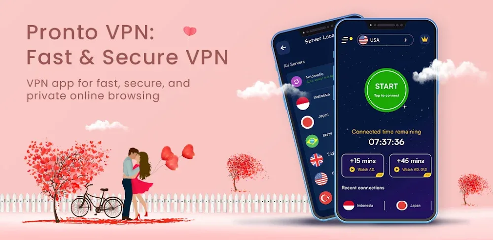 VPN Pronto : Fast & Secure VPN v11.4.253 MOD APK (Premium Unlocked)