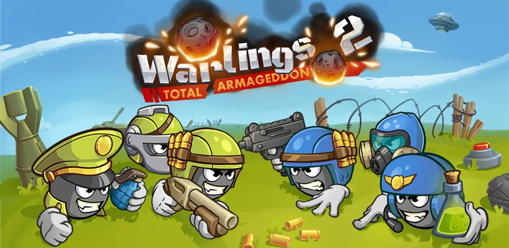 Warlings 2: Total Armageddon v4.1.0 MOD APK (Unlimited Money, Diamonds)