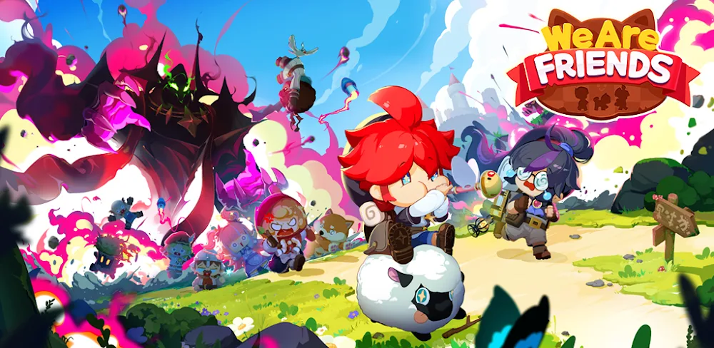 We Are Friends: Puzzle RPG v1.0.6 MOD APK (One Hit, Enemy Low HP)