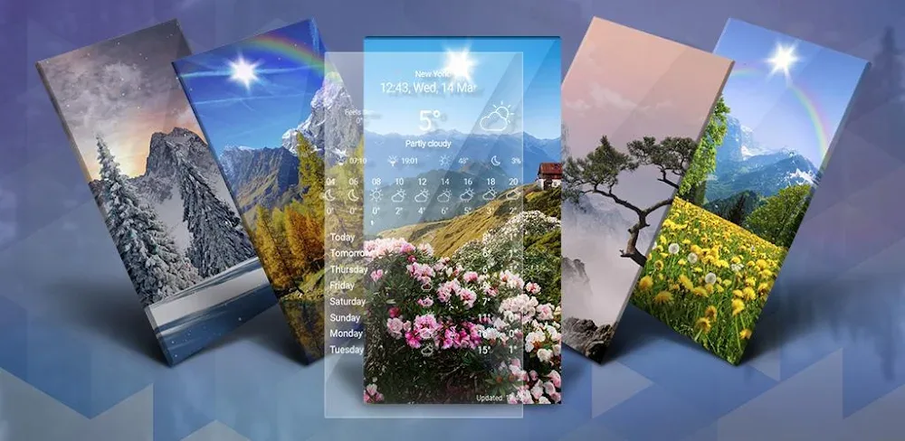 Weather Live Wallpaper v1.9.5 MOD APK (Premium Unlocked)