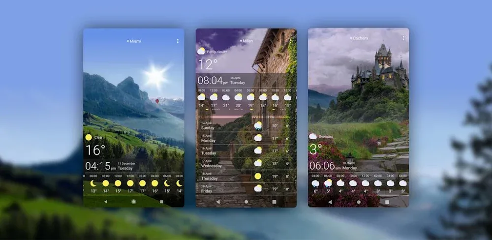 Weather Live Wallpapers v2.18.0 MOD APK (Premium Unlocked)