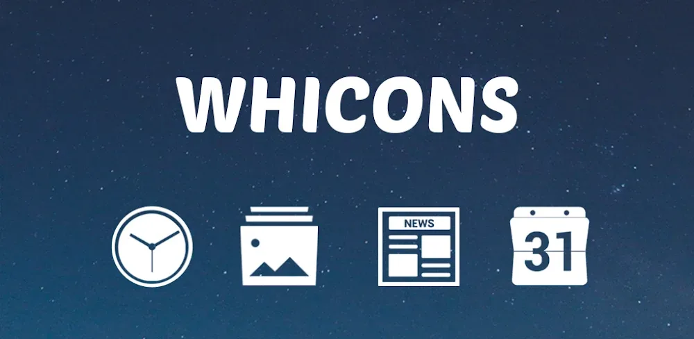 Whicons – White Icon Pack v25.0.51 APK (Full Version)