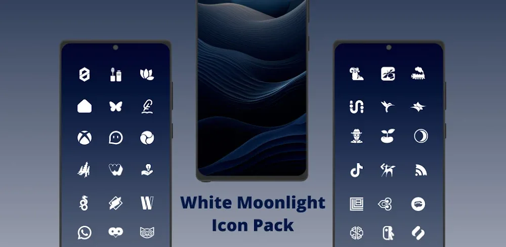 White Moonlight – Icon Pack v5.9 APK (Full Version)