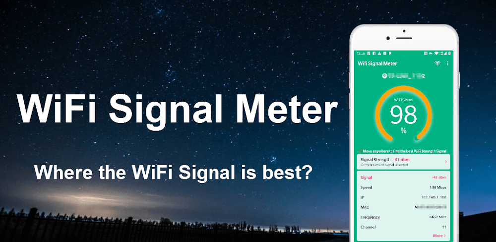WiFi Signal Strength Meter v1.1.20 MOD APK (Premium Unlocked)