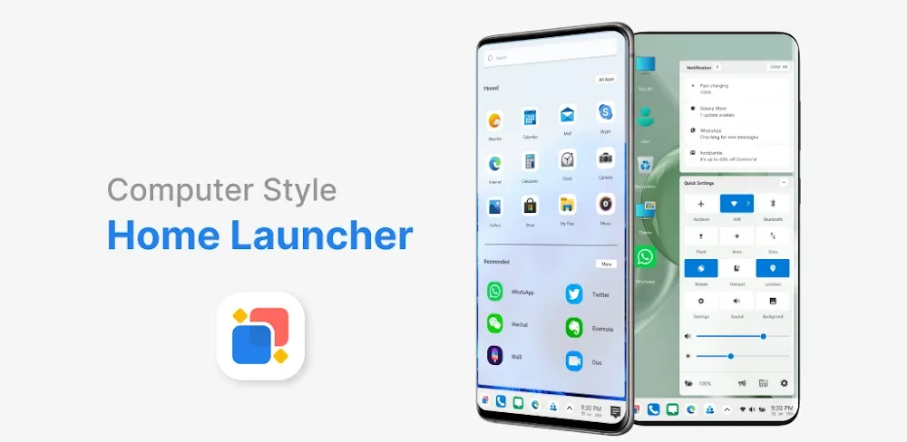 Win 12 Launcher v9.8 MOD APK (Premium Unlocked)