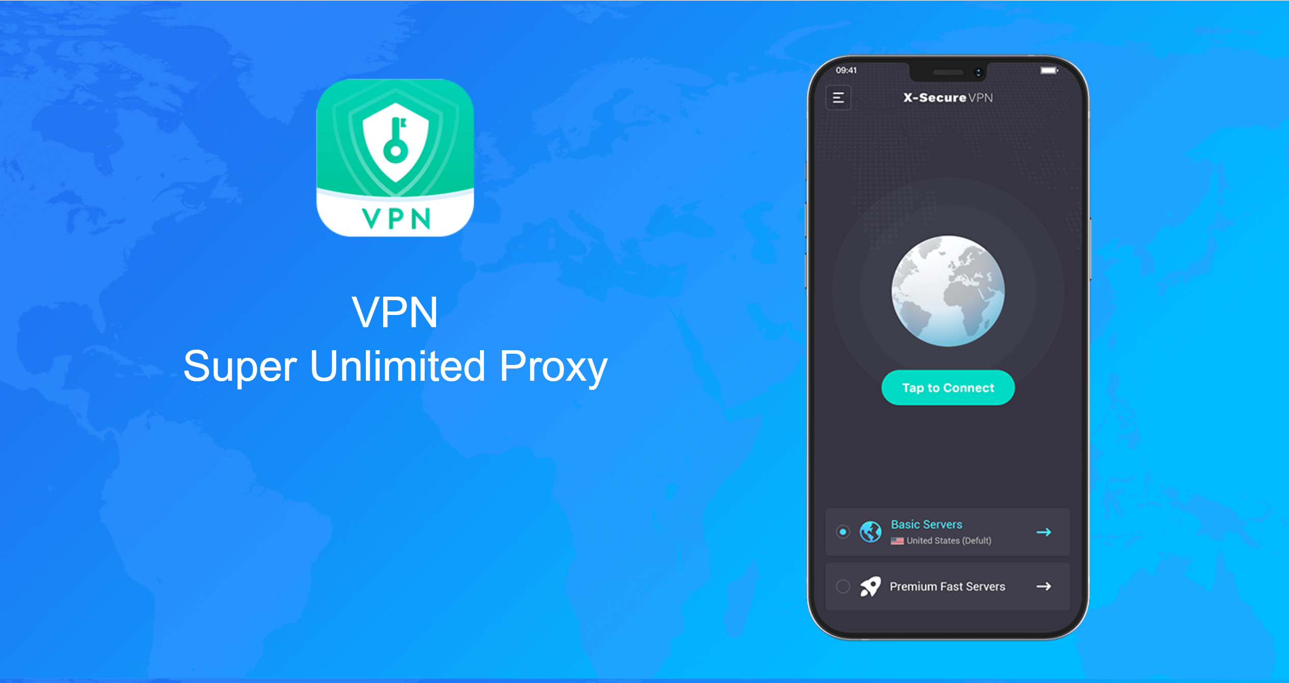 X-Secure VPN Proxy : Fast VPN v1.8.6 MOD APK (Premium Unlocked)