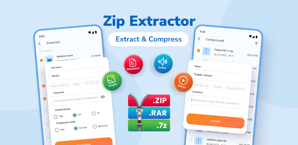 Zip Extractor  v3.3.4 MOD APK (Premium Unlocked)