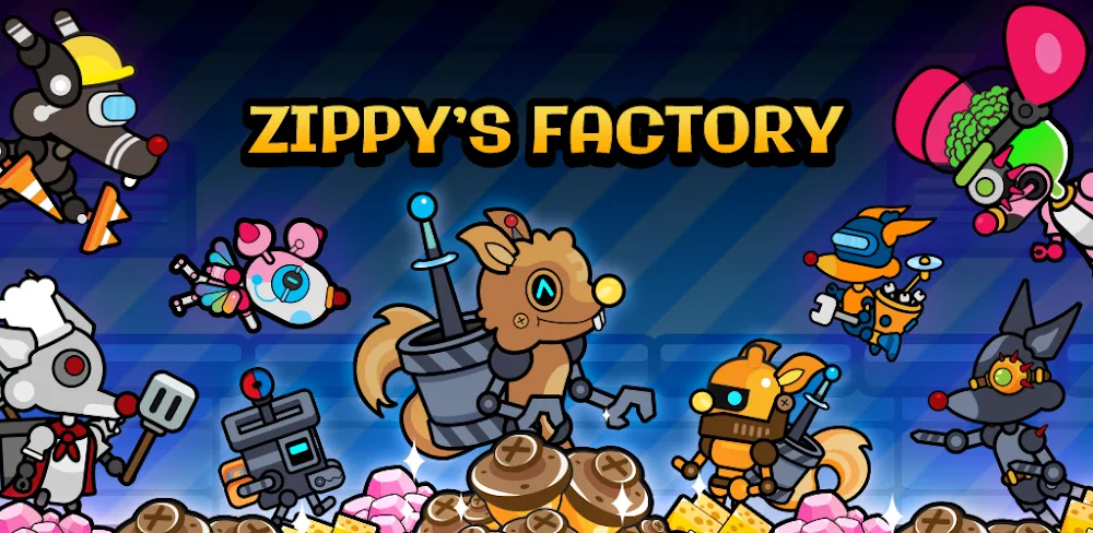 Zippy’s Factory v2.1 MOD APK (Menu, Damage, God Mode, Free Purchase)
