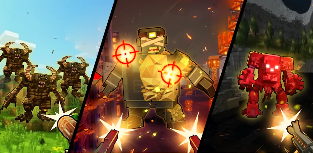 Zombie Craft War: Pixel Gun 3D v1.2.1 MOD APK (God Mode)