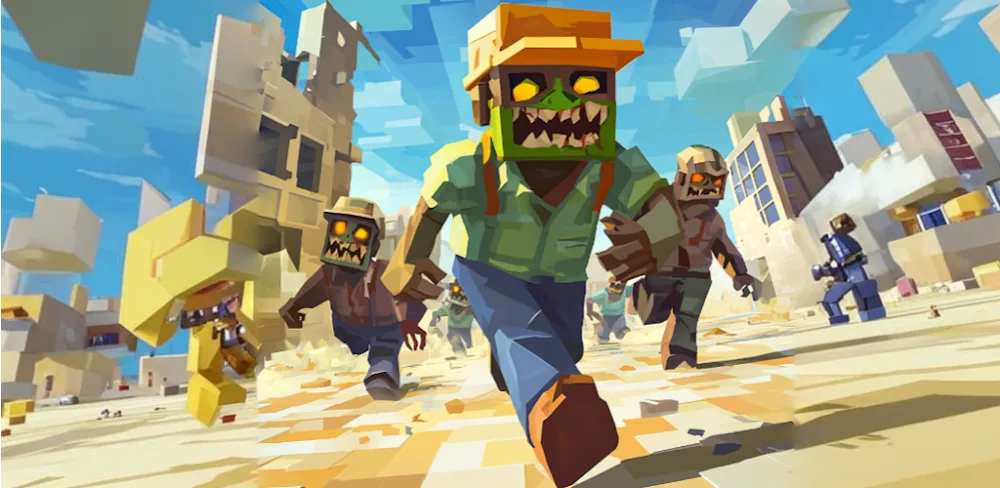 Zombie Voxel Sandbox v1.0 MOD APK (Menu, God Mode, High Heal, No Reload)