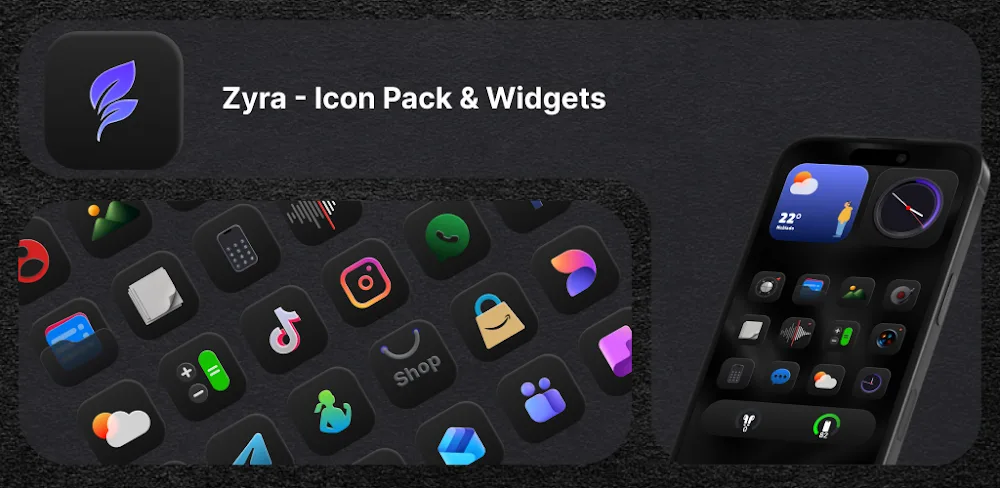 Zyra Icon Pack v1.4 APK (Full Version)