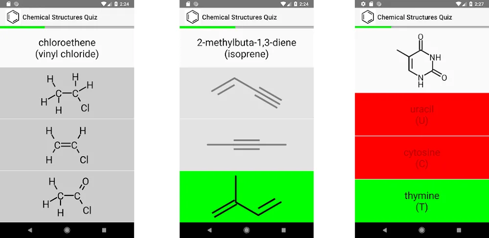 Chemical Structures Quiz v1.21 APK (Full Version)