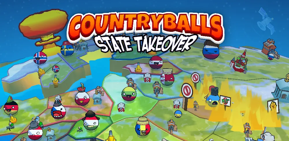 Country Balls: State Takeover v2.1.2 MOD APK (Unlimited Gold, Diamonds)